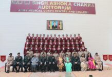 कॉलेज ऑफ नर्सिंग कमान अस्पताल, मध्य कमान में हुआ दीप प्रज्ज्वलन