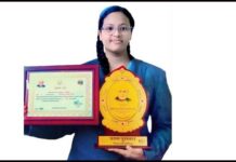 सीएमएस छात्रा अन्वी को निबन्ध प्रतियोगिता का प्रथम पुरस्कार