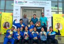 अस्मिता खेलो इंडिया महिला वेटलिफ्टिंग : साई लखनऊ की अमृता की स्वर्णिम हैट-ट्रिक
