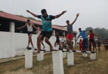 अग्निवीर जनरल ड्यूटी के लिए औरैया और बांदा से आए लोग