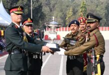 कैप्टन योगेश गंगवार बने पाठ्यक्रम के सर्वश्रेष्ठ ऑल-राउंड अधिकारी