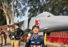 लखनऊ की एनसीसी कैडेट अंशिका को गणतंत्र दिवस शिविर में सेकेंड बेस्ट कैडेट अवार्ड