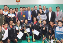 पुरुष युगल खेल कोटा में पीसीडीए आर्मी लखनऊ के अजय व शैलेंद्र चैंपियन
