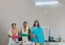 सीबी गुप्ता बीएसएस महाविद्यालय में ग्रामीण अंचल की महिलाओं का सम्मान