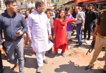 गंदगी, अतिक्रमण, अनाधिकृत गतिविधियां देख भड़के विधायक ओपी श्रीवास्तव