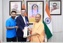 मुख्यमंत्री से मिली लखनऊ सुपर जायंट्स की टीम, जीत के लिए मुख्यमंत्री ने दी शुभकामनाएं