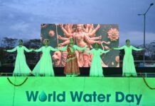 घाट सफ़ाई कर दिया स्वच्छता और जल संरक्षण का संदेश