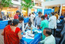 लुलु मॉल ने फ्री हेल्थ चेकअप कैंप का किया आयोजन