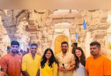 अयोध्या में राम मंदिर दर्शन को पहुंची मुंबई इंडियंस