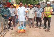 मुंशीपुलिया सेक्टर-16 में नई सीवर लाइन से मिलेगी जलभराव से राहत