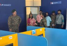 मेजर जनरल तिवारी ने अग्निवीर भर्ती परीक्षा केंद्रों का किया निरीक्षण