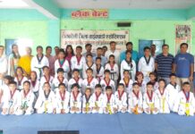 लालगंज में ताइक्वांडो बेल्ट परीक्षा में 70 खिलाड़ियों ने दिखाया दम, 53 सफल