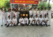 एनसीसी नेवल कैडेटों की मेहनत लाई रंग, इंटर ग्रुप में लखनऊ का दबदबा