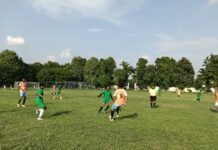जिला फुटबॉल लीग : युवा को सचिन ने दिलाई जीत