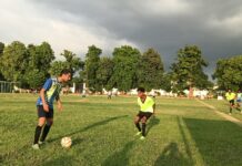 जिला फुटबॉल लीग 2025: लखनऊ फॉल्कन व मिलानी क्लब की धमाकेदार जीत