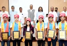 अंतरराष्ट्रीय वॉलीबाल में यूपी की दमदार मौजूदगी, खिलाड़ियों को मिला सम्मान