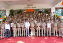 कारागार मुख्यालय में स्वतंत्रता दिवस, शहीदों को श्रद्धांजलि और तिरंगा सलामी