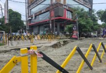 कपूरथला में 20 फीट गहरी धंसी सड़क को सुएज ने किया दुरुस्त