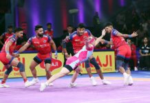 पीकेएल-12 : सामदी और मिरबघेरी की जोड़ी ने जयपुर पिंक पैंथर्स को दिलाई जीत