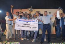 फेयरवे टाइगर्स को हराकर पार सीकर्स बने लखनऊ नाइट गोल्फ लीग चैंपियन