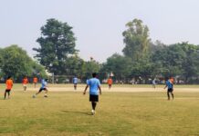 मैदान में दिखा सरोजनीनगर का जोश, युवाओं ने खेल भावना से जीता सबका दिल
