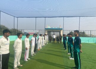 कर्नल एस.एन. मिश्रा ओबीई मेमोरियल 21वां इंटरस्कूल क्रिकेट टूर्नामेंट शुरू, 16 टीमों के बीच रोमांचक मुकाबलों की शुरुआत