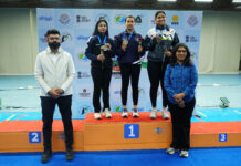 तिलोत्तमासेन ने महिलाओं की 50 मीटर राइफल 3 पोज़िशन स्पर्धा में जीता स्वर्ण