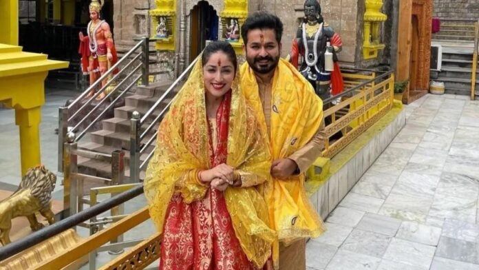 Yami Gautam Dhar and Aditya Dhar Naina Devi Visit On Dhurandhar Success