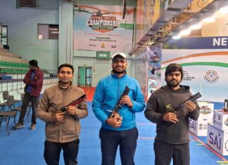 10 मीटर एयर पिस्टल ट्रायल 1 फाइनल में सुरुचि और जयपाल का दमदार प्रदर्शन