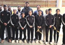 प्रथम कलारीपयट्टू राष्ट्रीय लीग चैंपियनशिप के लिए यूपी टीम रवाना