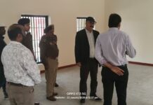 अमेठी जिला कारागार के निर्माण कार्यों का निरीक्षण, कमियों में सुधार के निर्देश