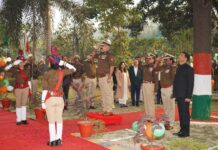 गणतंत्र दिवस पर कारागार मुख्यालय में भव्य समारोह, महानिदेशक पी. सी. मीना ने किया ध्वजारोहण