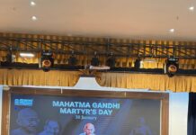 एसकेडी ग्रुप ऑफ एजुकेशन में श्रद्धा से मना महात्मा गांधी शहादत दिवस