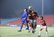 मौकों की कमी नहीं, लेकिन गोल नहीं; चन्मारी–गोकुलम भिड़ंत रही बेनतीजा