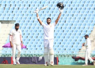 पडिक्कल का पहला डबल सेंचुरी, कर्नाटक ने ठोके 689 रन