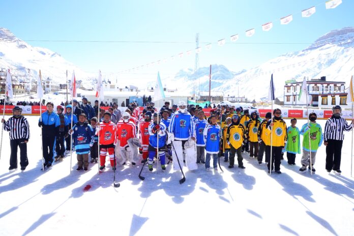 Players from all the teams lined-up during Opening Ceremony