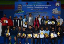 ओलंपियन अभिन्न श्याम गुप्ता और अखिलेश यादव का दोहरा खिताबी धमाल