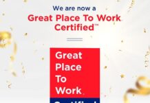 शालीमार कॉर्प को “ग्रेट प्लेस टू वर्क” सर्टिफिकेट