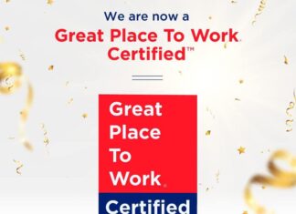 शालीमार कॉर्प को “ग्रेट प्लेस टू वर्क” सर्टिफिकेट