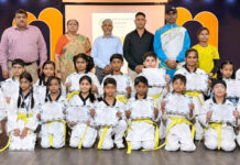 ताइक्वांडो की पहली सीढ़ी पार, 20 खिलाड़ियों को मिली यलो बेल्ट