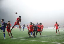 मोयानो के दो गोल से डायमंड हार्बर शीर्ष पर, आइजोल एफसी पर शानदार जीत