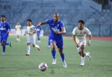 फ्रांगकी बुआम के दो गोल, शिलॉन्ग लाजोंग जीत के साथ शीर्ष पर