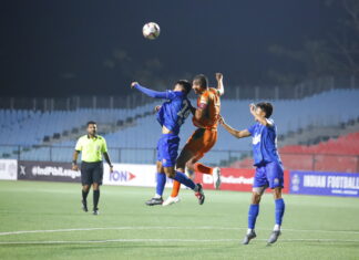 लालरुआतसांगा के इंजरी टाइम गोल से चनमारी एफसी ने श्रीनिधि डेक्कन को हराया