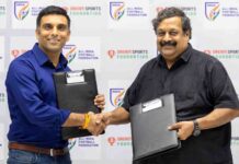 एआईएफएफ ने भारत में जूनियर फुटबॉल को मजबूत करने के लिए ड्रीम स्पोर्ट्स फाउंडेशन को किया आधिकारिक यूथ डेवलपमेंट पार्टनर नियुक्त