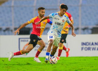 ईस्ट बंगाल और एफसी गोवा के बीच मुकाबला गोलरहित ड्रॉ पर समाप्त