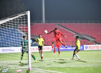 रोमांचक मुकाबला, रियल कश्मीर और आइजोल ने 2-2 से खेला ड्रॉ