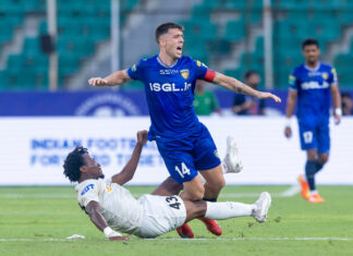 जवाहरलाल नेहरू स्टेडियम में चेन्नइयिन का दबदबा, दिल्ली को करीबी मुकाबले में दी शिकस्त