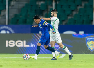 दृढ़ मोहम्मडन स्पोर्टिंग ने चेन्नैयिन एफसी को ड्रॉ पर रोका