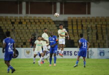 डेम्पो एससी ने शिलॉन्ग लाजोंग को हराकर सीजन की पहली जीत दर्ज की