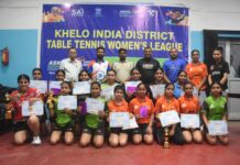 स्वस्ति चंद्रा ने जीती अस्मिता खेलो इंडिया जिला महिला टेबल टेनिस लीग की ट्रॉफी